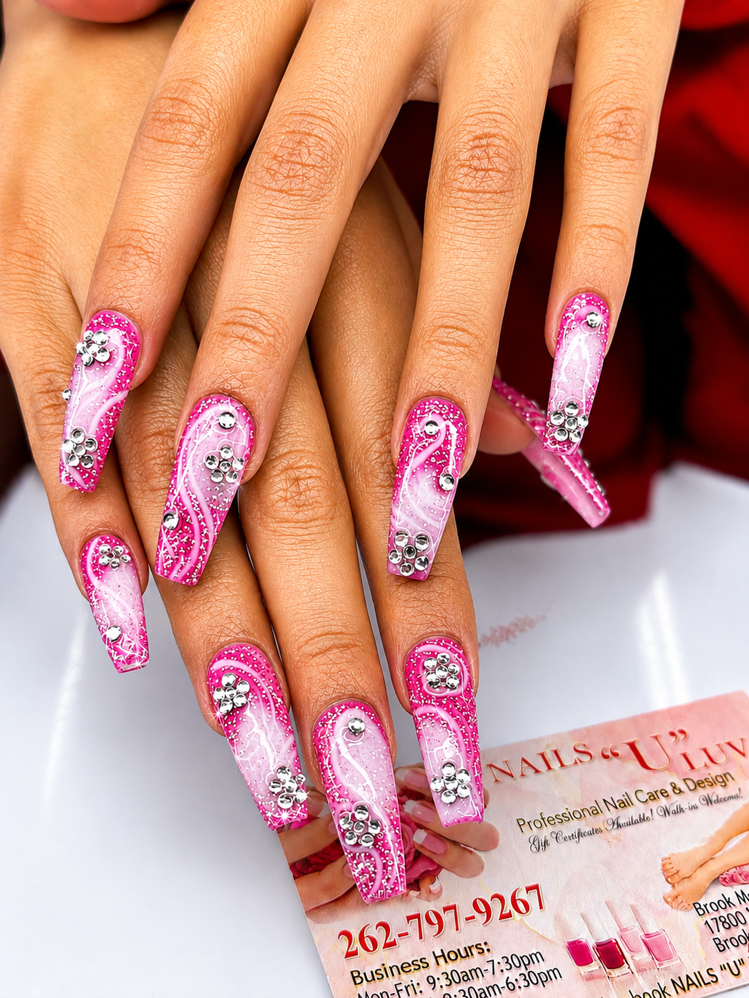 Nails U Luv nail work in Brookfield, Wisconsin